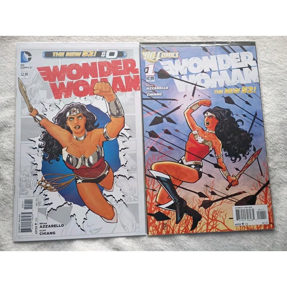 DC New 52 Wonder Woman #0-26 + 23.1-23.2 Azzarello Chiang Lot Of 28 VF To NM - Picture 2 of 16
